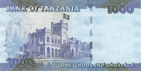 1000 Schillings Tansania P.41b 2015